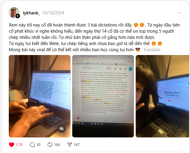 Top 5 social media post về WELE