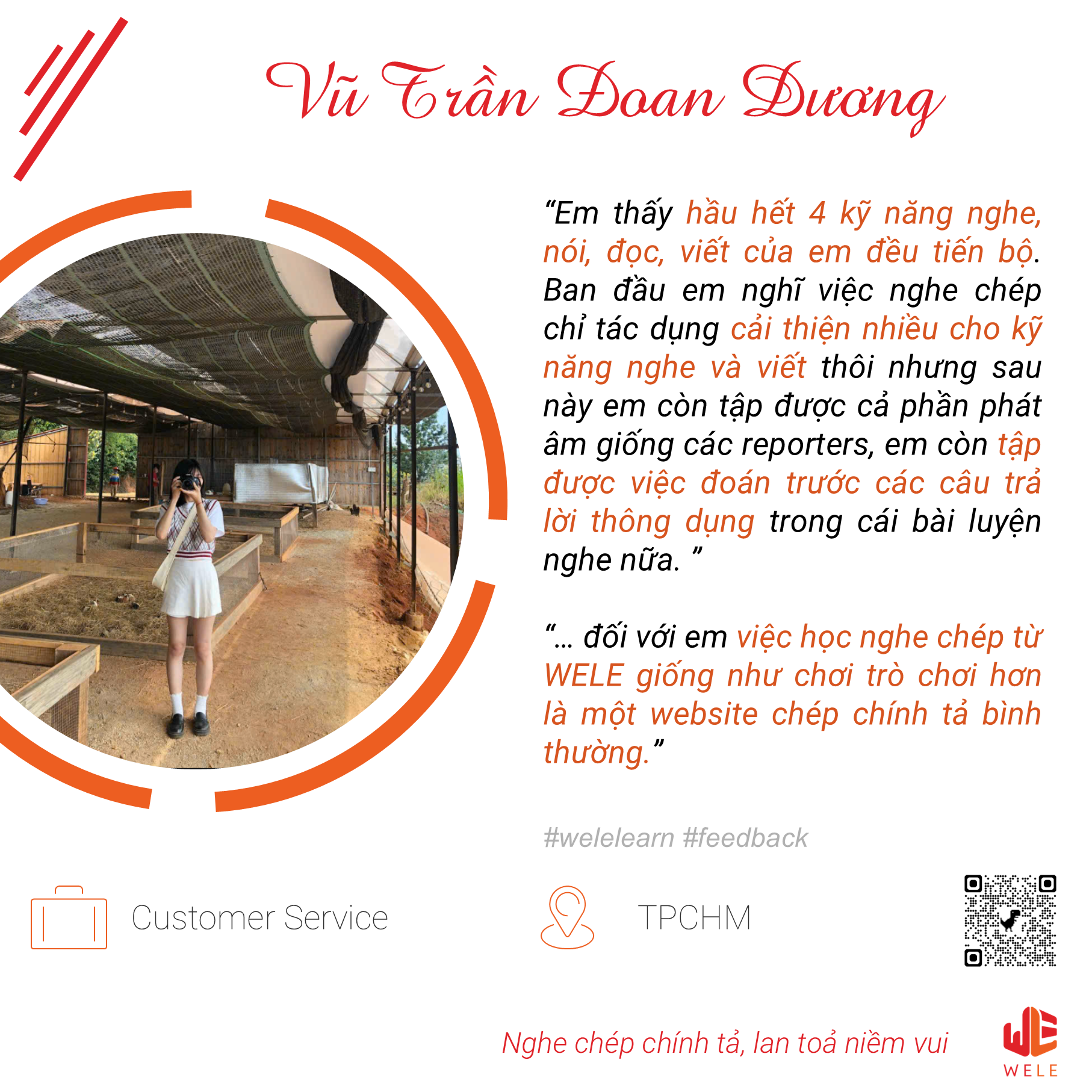 Vũ Trần Đoan Dương – Top 5 WELE